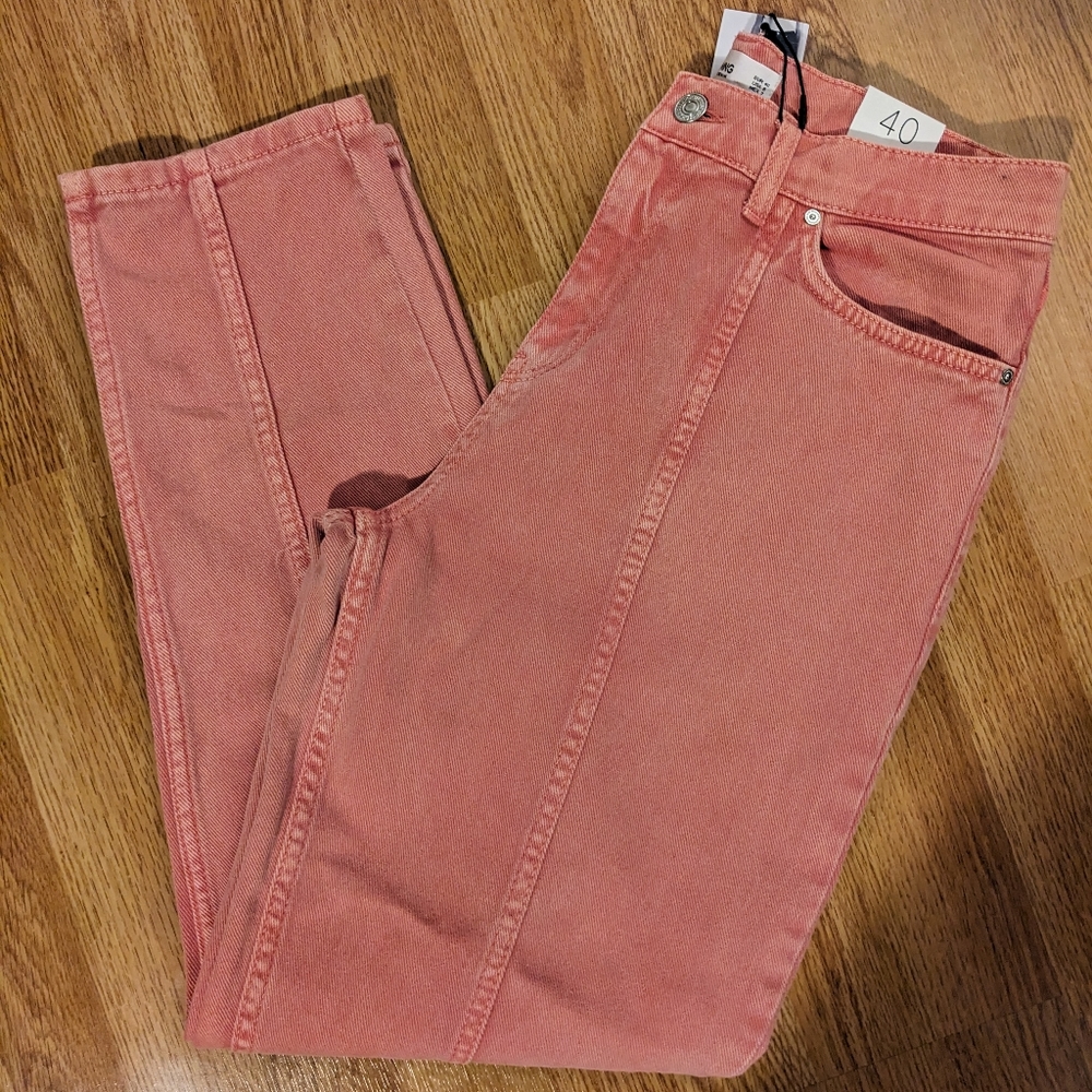 Mango mom jeans size 8